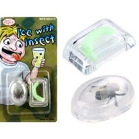 تصویر ابزار شوخی مدل کرم و مگس در یخ 