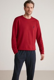 تصویر خرید اینترنتی ست لباس راحتی مردانه قرمز ناتیکا 3650 ا Yumuşak dokulu pijama takımı Yumuşak dokulu pijama takımı