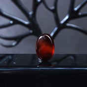 تصویر نگین عقیق شفت العبد بیضی ۴.۳۴ گرم 