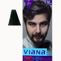 تصویر کیت رنگ مو ویانا شماره 3.1 حجم 50 میلی لیتر رنگ قهوه‌ای 