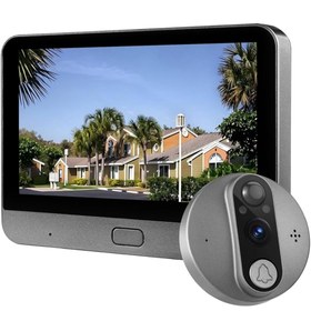 تصویر چشمی درب آپارتمان وای فایی 