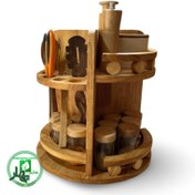 تصویر استند نظم دهنده گردان آشپزخانه 