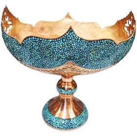 تصویر کشکول قلمزنی فیروزه 