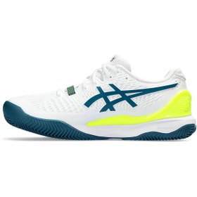 تصویر Asics GEL Resolution 9 کفش تنیس سفید مردانه 1041A375 101 