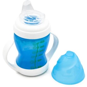 تصویر لیوان با سر سیلیکونی ارتجاعی وی کر 180 میلی لیتر (Wee care-C706) 