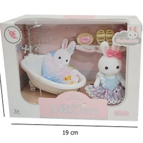 تصویر اسباب بازی طرح لوازم خانه مدل خرگوش و وان حمام کد 7 