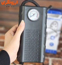 تصویر پمپ باد فندکی خودرو V12 کد 83358 