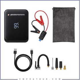 تصویر جامپ استارتر خودرو باسئوس مدل BS-CH003 ظرفیت 8000 میلی آمپر Baseus BS-CH003 Super Energy 2-in-1 Jump Starter 8000 Amp