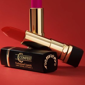 تصویر رژ لب جامد مات کانفستبافت مخملی با ماندگاری بالا - 422 confest matte lipstick