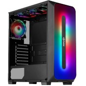 تصویر کیس کامپیوتر فاطر FG-530B RGB Mid Tower مشکی Fater FG-530B RGB Mid Tower Black Computer Case
