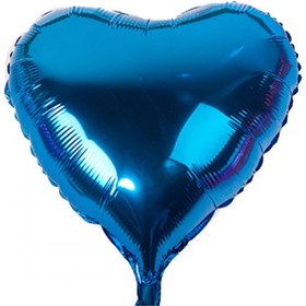 تصویر بادکنک فویلی طرح قلب 10 اینچ Heart design foil balloon