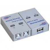 تصویر دیتا سوییچ اتوماتیک 2 به 1 USB ا USB Printer Auto Data Switch 2 port USB Printer Auto Data Switch 2 port