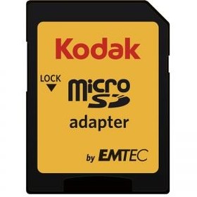 تصویر کارت حافظه microSDHC کداک کلاس 10 استاندارد UHS-I U1 ظرفیت 16 گیگابایت ا Kodak microSDHC 16GB UHS-I U1 Class10 With adapter Kodak microSDHC 16GB UHS-I U1 Class10 With adapter