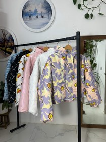 تصویر هم کاپشن هم پافر - سفیدLV 