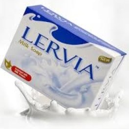 تصویر صابون لرویا شیر اورجینال ۹۰ گرم کارتن ۷۲عدی ا Lervia Lervia