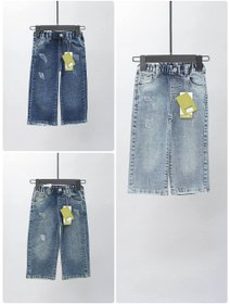 تصویر شلوار جین بگ نقلی 