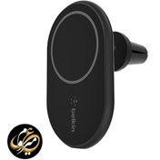 تصویر پایه نگهدارنده و شارژر بی سیم موبایل بلکین مدل WIC004btBK 