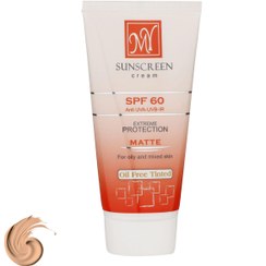 تصویر کرم ضدآفتاب رنگی مای مدل SPF60، مناسب پوست‌های چرب و مختلط، حجم 50 میلی‌لیتر MY Oil Free Sunscreen Cream