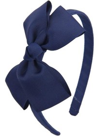 تصویر هدبند پسرانه با گره آبی تیره برند 7Rainbows برند 7rainbows 7Rainbows Fashion Cute Navy Blue Bow Headband for Girls Toddlers