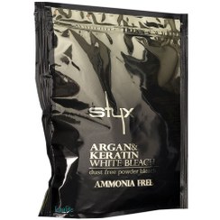 تصویر پودر دکلره حجم 500 گرم سفید استایکس - STYX 