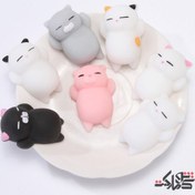 تصویر عروسک نرمالو طرح گربه 