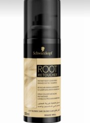 تصویر اسپری کانسیلر سفید موی عملی 120 میلی لیتری روتوچر زرد رنگ مو مردانه شوارتسکوف | Schwarzkopf 120 ml Root Retoucher Sarı sprey 