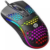 تصویر موس گیمینگ HP S600 Optical S600 Honey Comb Design RGB Gaming Mouse