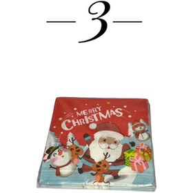 تصویر دستمال طرح کریسمس بسته ۲۰ عددی - 3 
