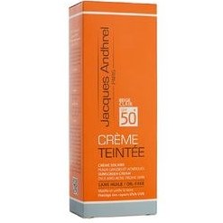 تصویر کرم ضد آفتاب رنگی ژاک آندرل پاریس SPF 50 مدل TEINTEE02 ‌مناسب برای پوست‌ چرب حجم 50 میلی‌لیتر 