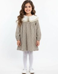 تصویر پیراهن پشمی دخترانه مدل دلبر 