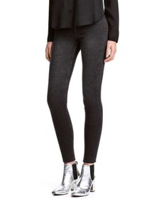 تصویر لگینگ زنانه جین زغالی H&M 