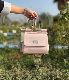 تصویر کیف بند زنجیری دارای رنگبندی - سفید 