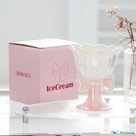 تصویر ماگ بستنی پاپیونی 