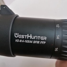 تصویر دوربین وست هانتر HD-N 4.16.44 FFP دارای لنزهای HD و رتیکل روشن شونده 