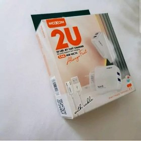 تصویر 2u LET JET Fast Charger (شارژرMOXOM).مدلMX- HCV0 