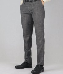 تصویر شلوار پارچه ای مردانه راسته طرح دار کد ۰۲۷۰ 