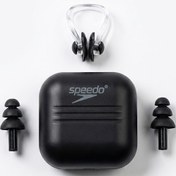 تصویر ست دماغ‌گیر و گوش‌گیر شنا اسپیدو سیلیکونی و ضد آب 