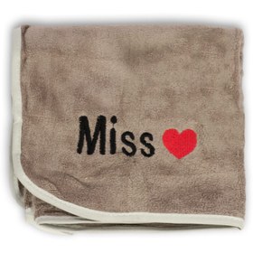 تصویر حوله ورزشي طرح Miss Love کد 901041 ُSport towel 00901041