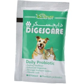 تصویر پودر پروبیوتیک دایجسکر مخصوص سگ و گربه تعداد ۱۵ عدد Digescare Probiotic Powder for Dogs and Cats 15Sachet