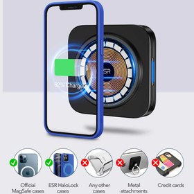 تصویر شارژر و نگهدارنده مگسیف داخل خودرو ESR Dashboard Wireless Car Charger (HaloLock) 