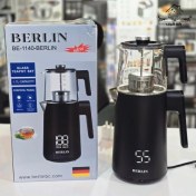 تصویر چای ساز برلین مدل BE1140 ظرفیت کتری ۲.۵ لیتر و قوری ۱.۷ لیتر 
