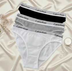 تصویر شورت زنانه اسلیپ نخ پنبه کلوین کلین Calvin Klein Calvin Klein Women's Cotton Slip Shorts