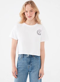 تصویر تی شرت نوشته دار زنانه 