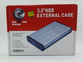 تصویر باكس هارد 3.5 اینچی USB 2.0 ایکس پی-پروداکت مدل XP-HC196F 