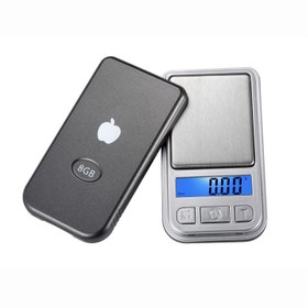 تصویر ترازو دیجیتال 200gr گرمی جیبی طرح MP3 اپل 
