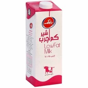 تصویر شیر پاکتی کم چرب 1 لیتری رامک 