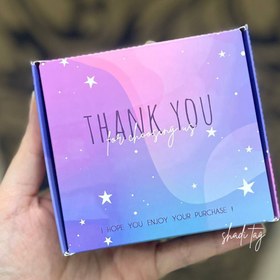 تصویر ست کامل جعبه کیبوردی طرحدار بنفش 