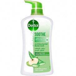 تصویر شامپو بدن آنتی باکتریال دتول Dettol حاوی عصاره آلوئه ورا و سیب حجم 500 میل 