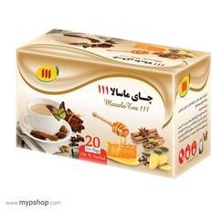 تصویر چای ماسالا 111 - 48 گرم چای 111 48 گرم پک 20 عددی