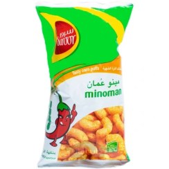 تصویر پفک فلفلی مینو عمان سرور 22 گرم Suroor Suroor minoman tasty corn puffs with chilli flavour 22 g